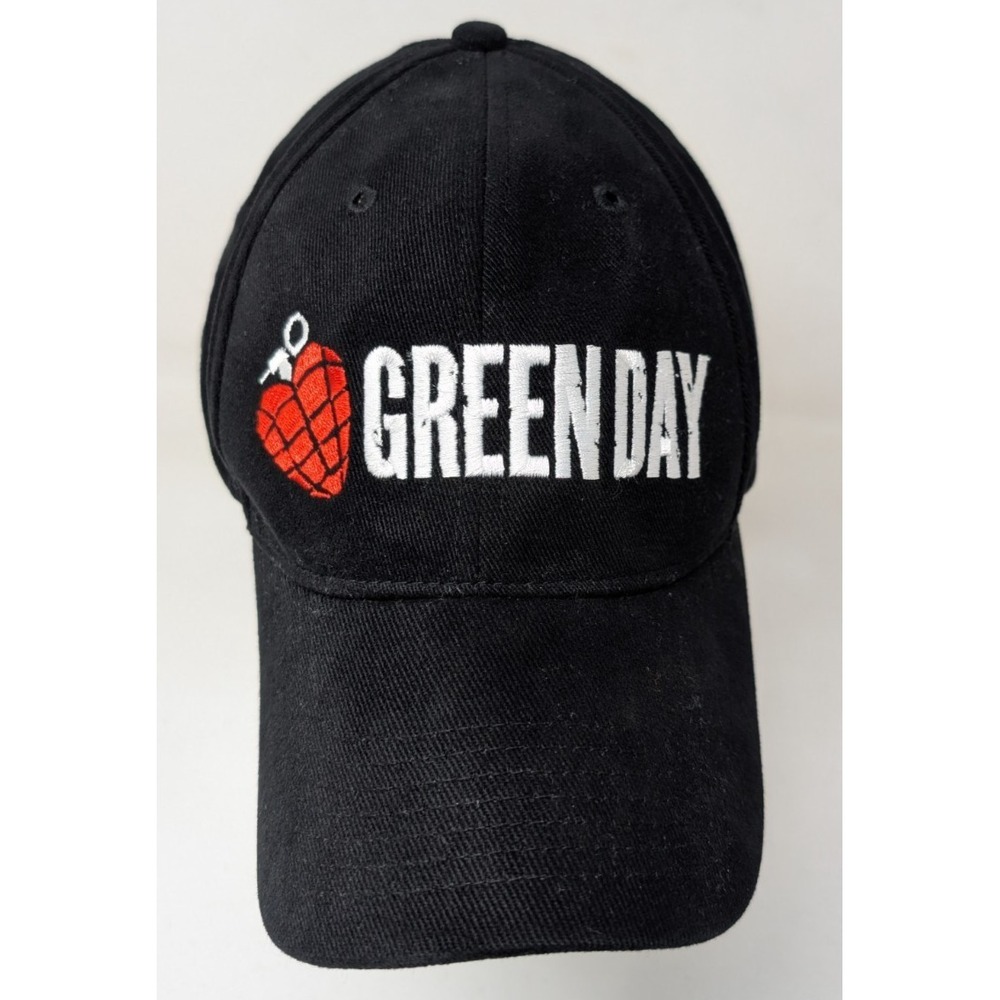 Vintage Green Day American Idiot Concert Hat Baseball Cap 2006 Anoma Y2K Stretch